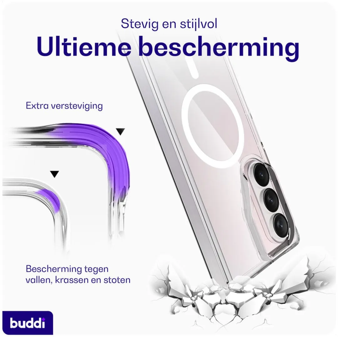 Buddi Core Hoesje Samsung Galaxy Z Fold 7 - MagSafe - Transparant