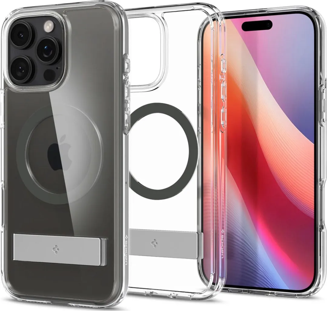 Spigen Ultra Hybrid S ACS08010 Hoes iPhone 16 Pro Max - Zwart