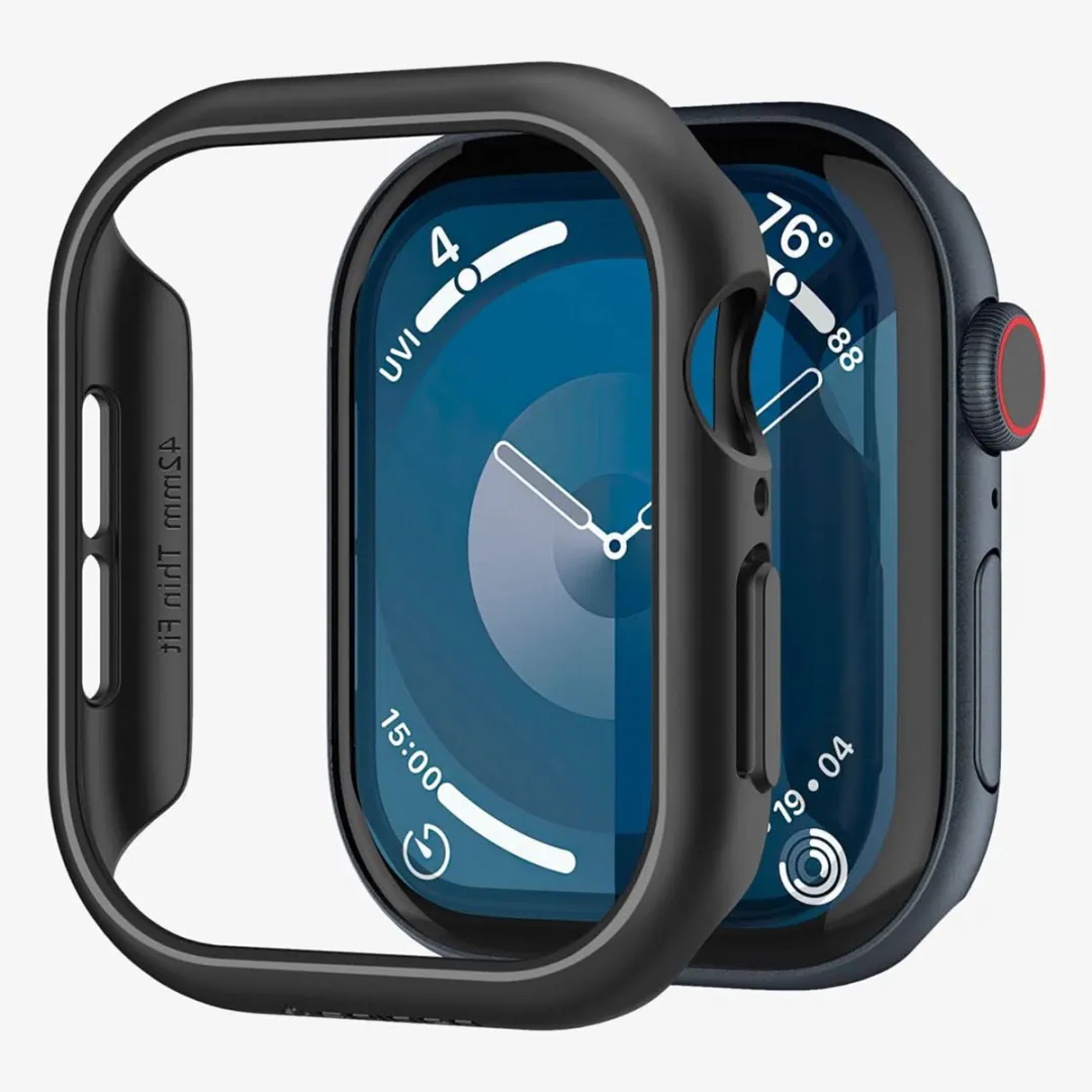 Spigen Thin Fit Case Apple Watch Series 10/11 42mm - Zwart