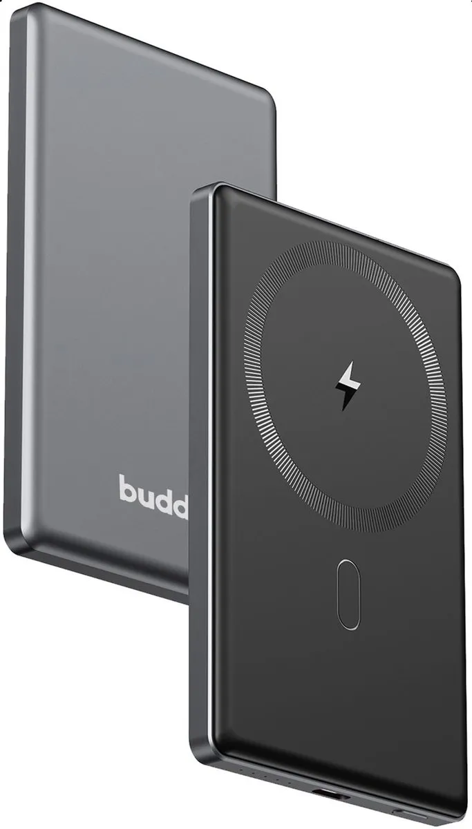 Buddi Connect Powerbank 5000mAh - MagSafe 20W - Zwart - afbeelding 6 van 6