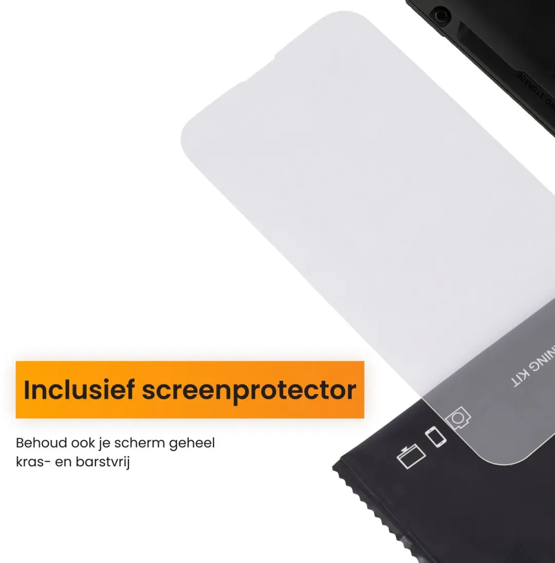 R2B iPhone 16 Pro Hoesje met Pasjeshouder - 4 Pasjes - Zwart