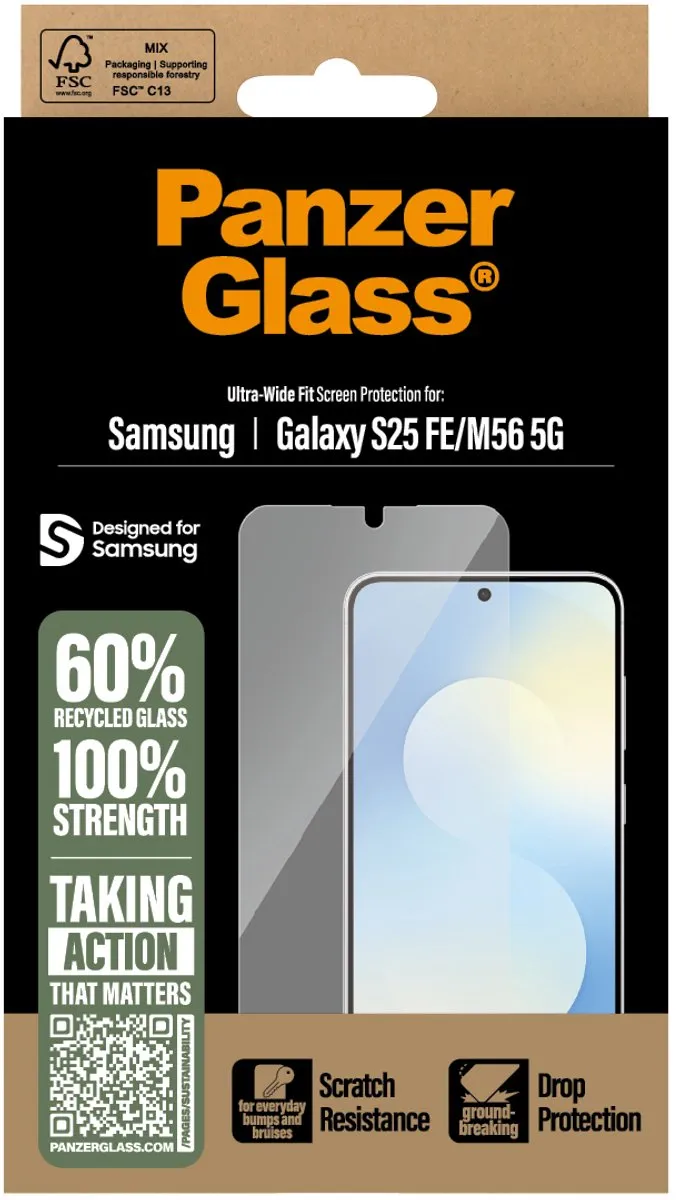 PanzerGlass Screen Protector PG35953 - Samsung Galaxy S25 FE