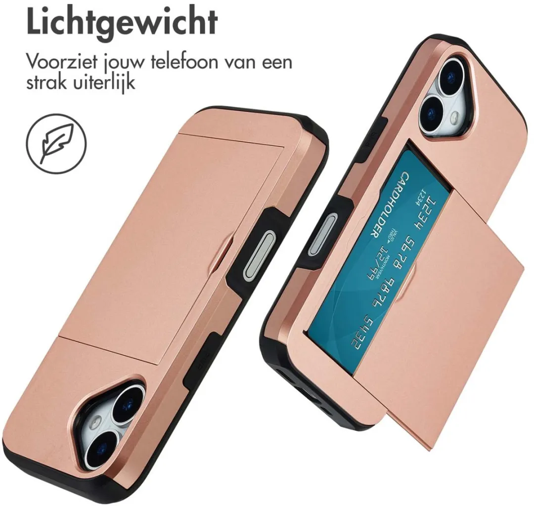 Imoshion Hoesje iPhone 17 - Rosé Goud - 2 Pasjes