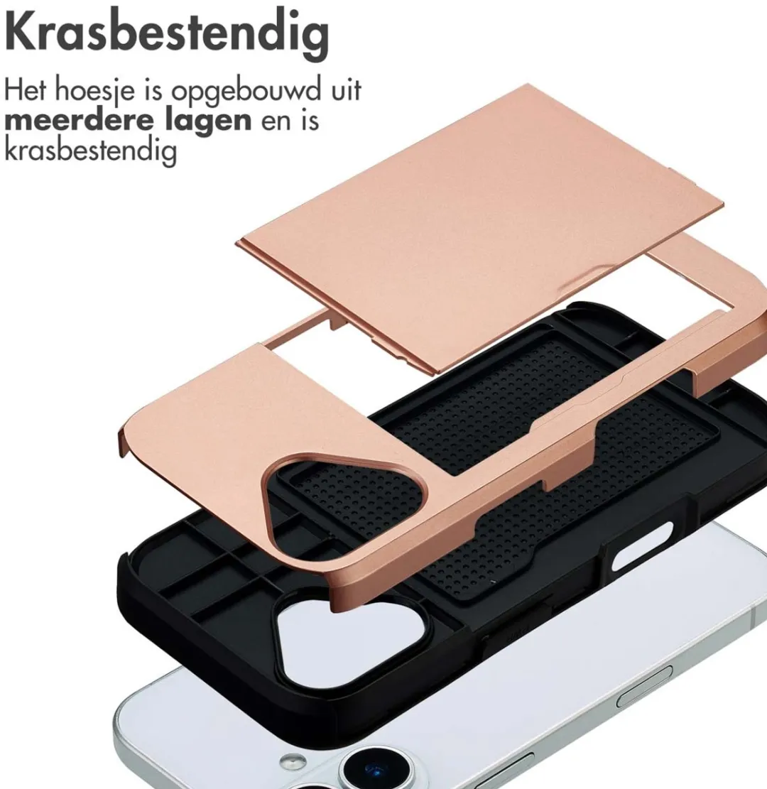 Imoshion Hoesje iPhone 17 - Rosé Goud - 2 Pasjes