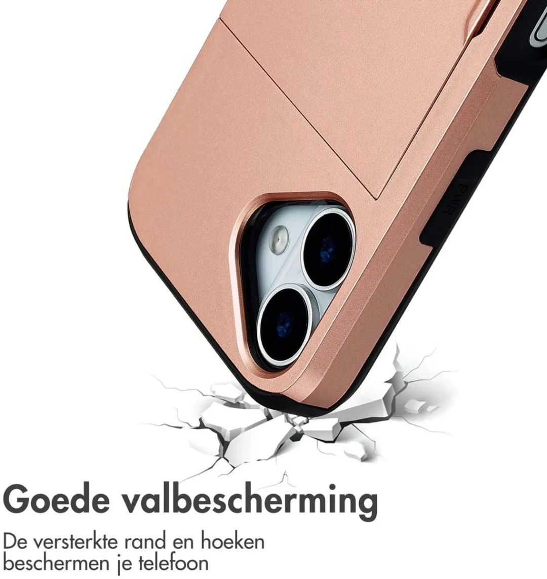 Imoshion Hoesje iPhone 17 - Rosé Goud - 2 Pasjes