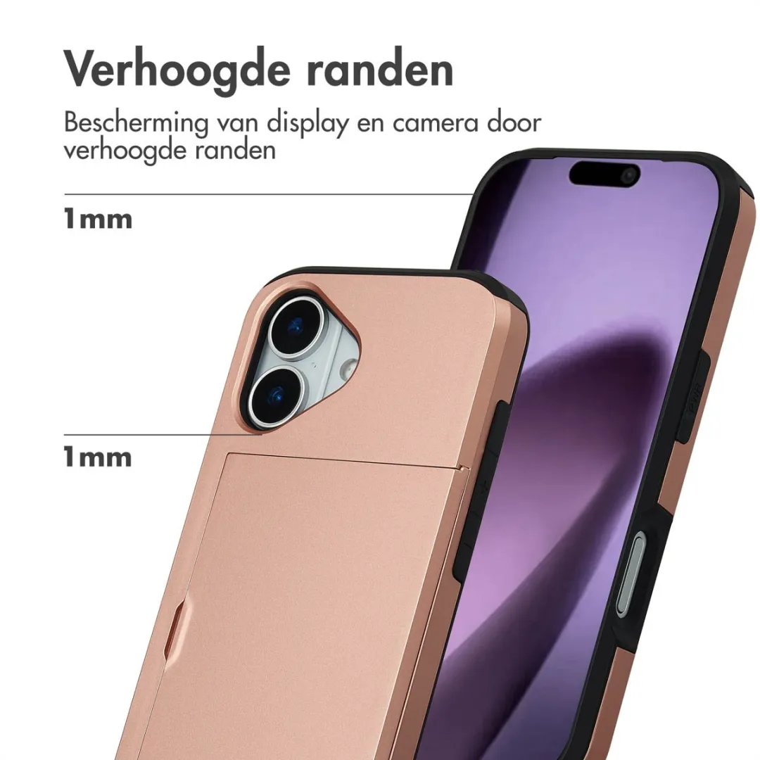 Imoshion Hoesje iPhone 17 - Rosé Goud - 2 Pasjes