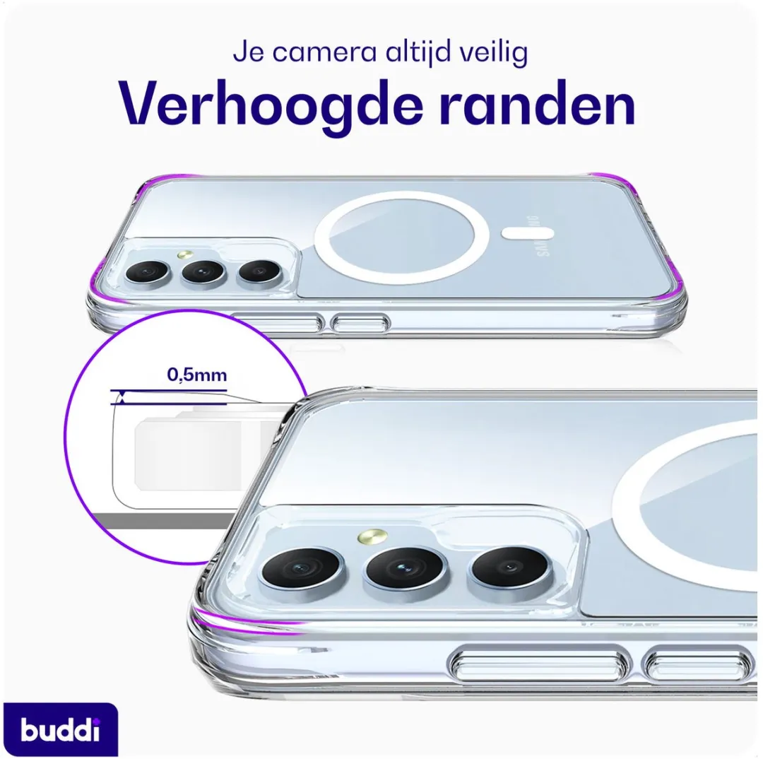 Buddi Core Hoesje Samsung Galaxy A54 - MagSafe - Transparant