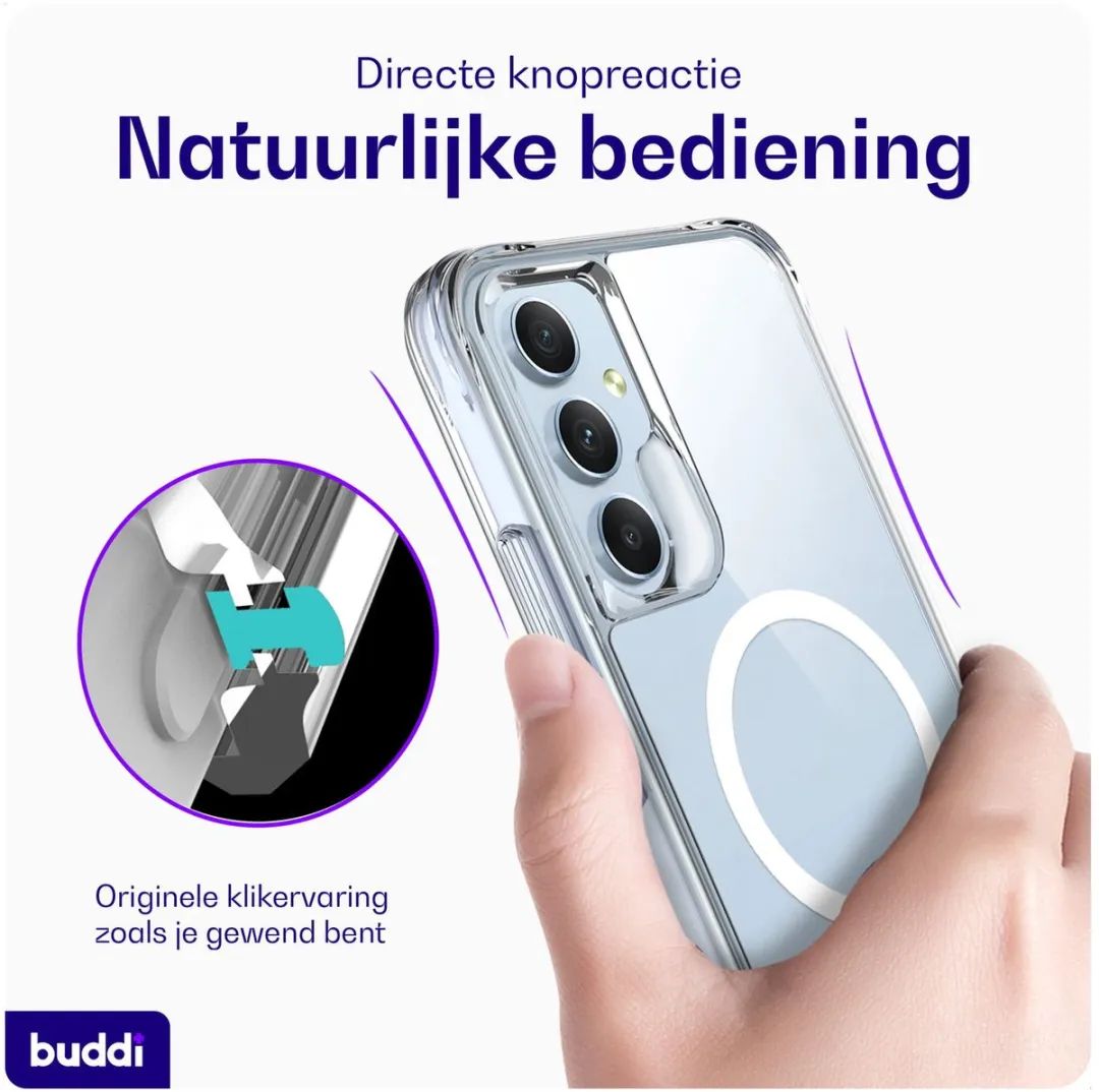 Buddi Core Hoesje Samsung Galaxy A54 - MagSafe - Transparant