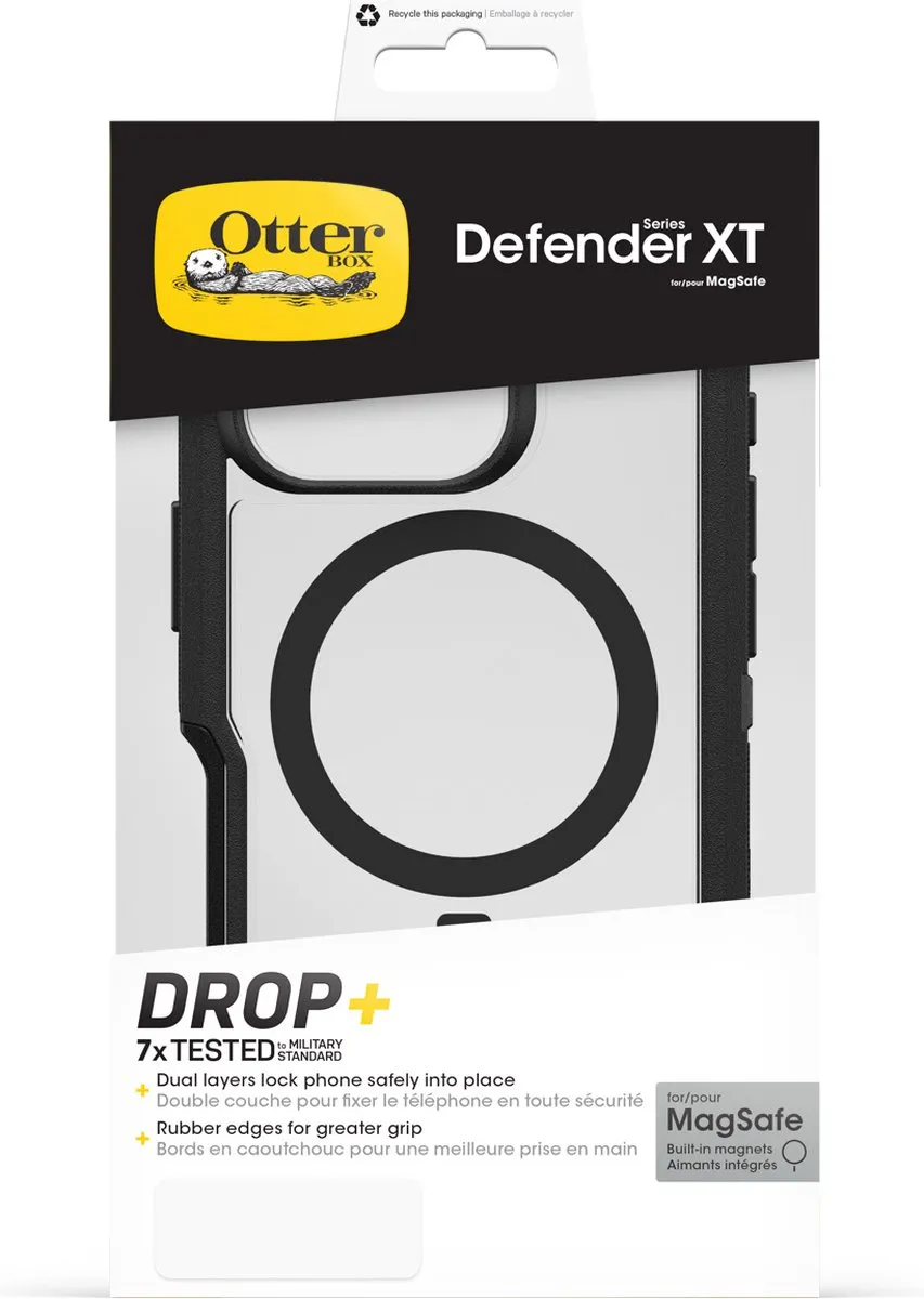 OtterBox Defender XT Case 77-96112 - iPhone 16 Pro - Transparant
