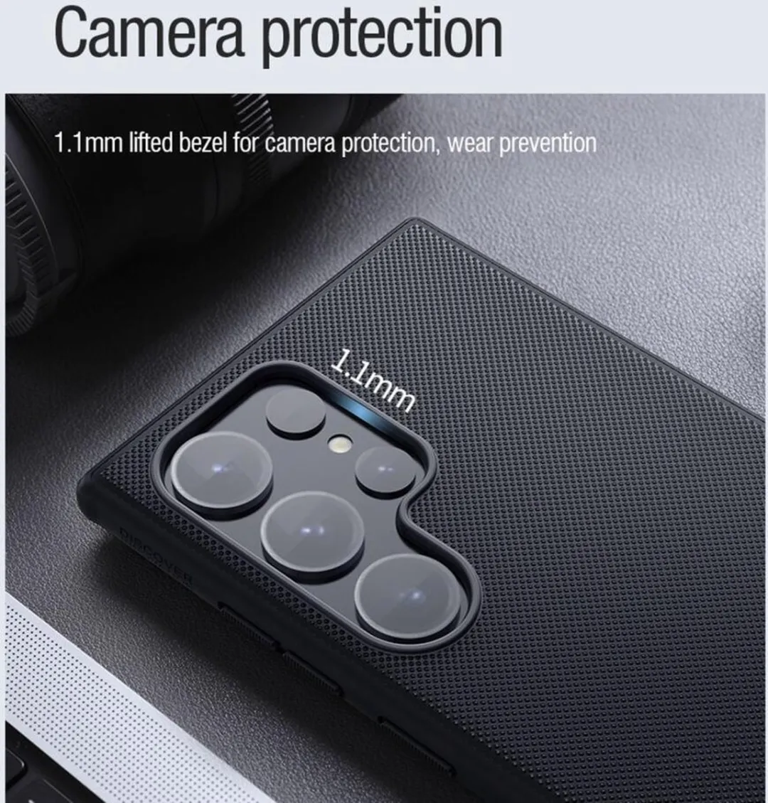 Nillkin Frosted Shield Hoesje - Zwart - MagSafe