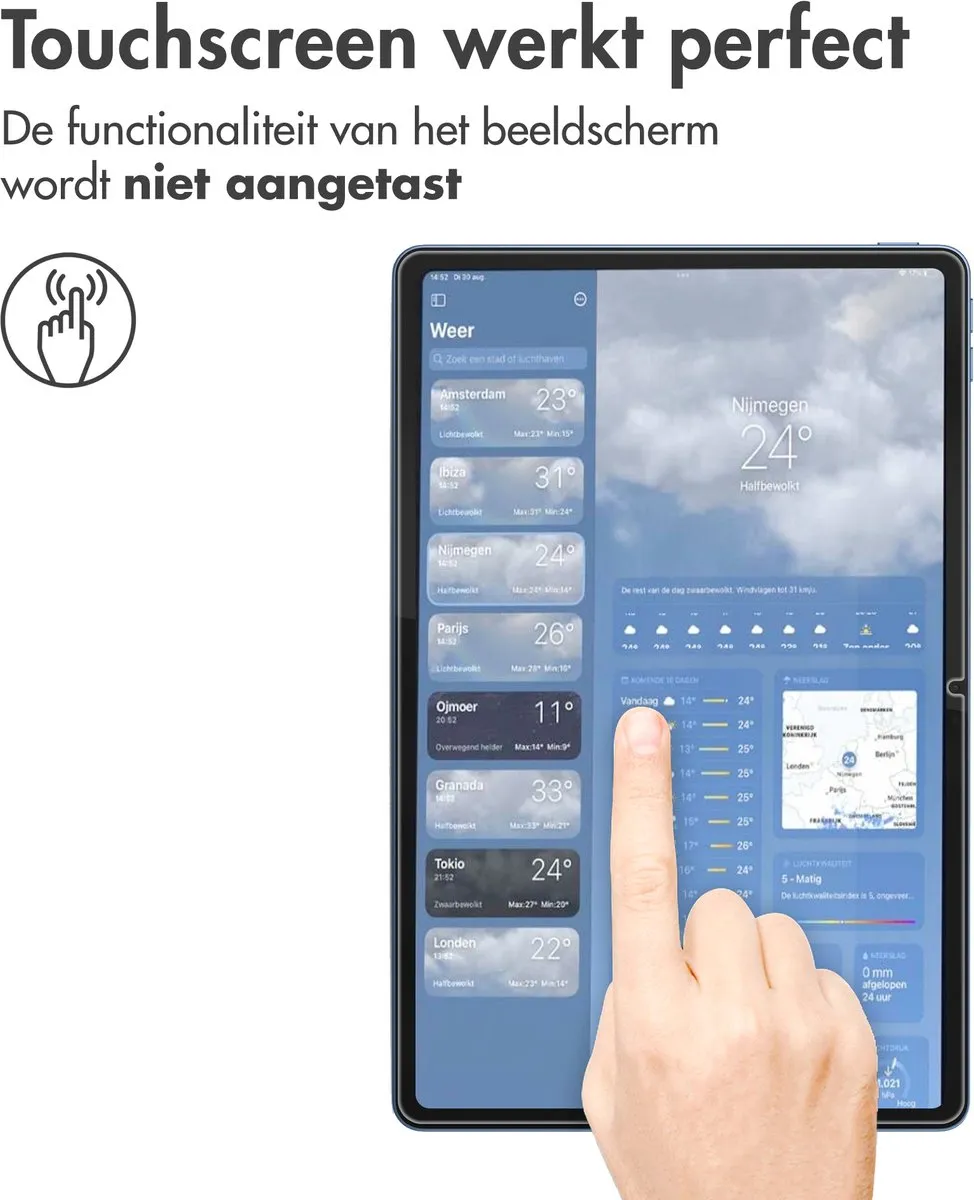 Imoshion SH00093346 Tablet Screenprotector - Lenovo Idea Tab - Gehard Glas