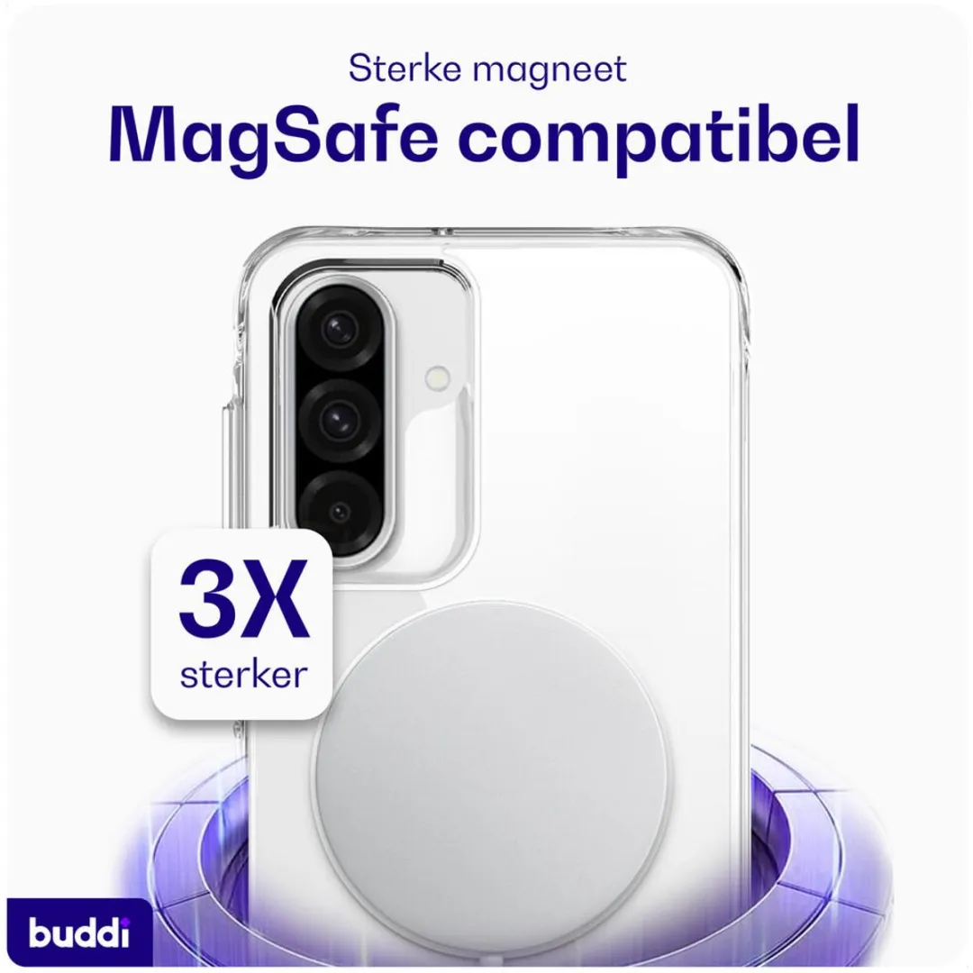 Buddi Core Hoesje Samsung Galaxy A16/A26 - MagSafe - Transparant