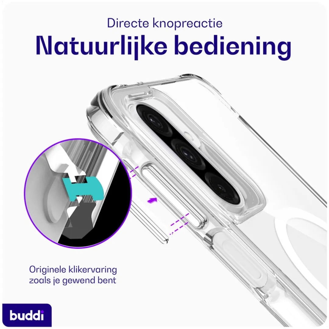 Buddi Core Hoesje Samsung Galaxy A16/A26 - MagSafe - Transparant
