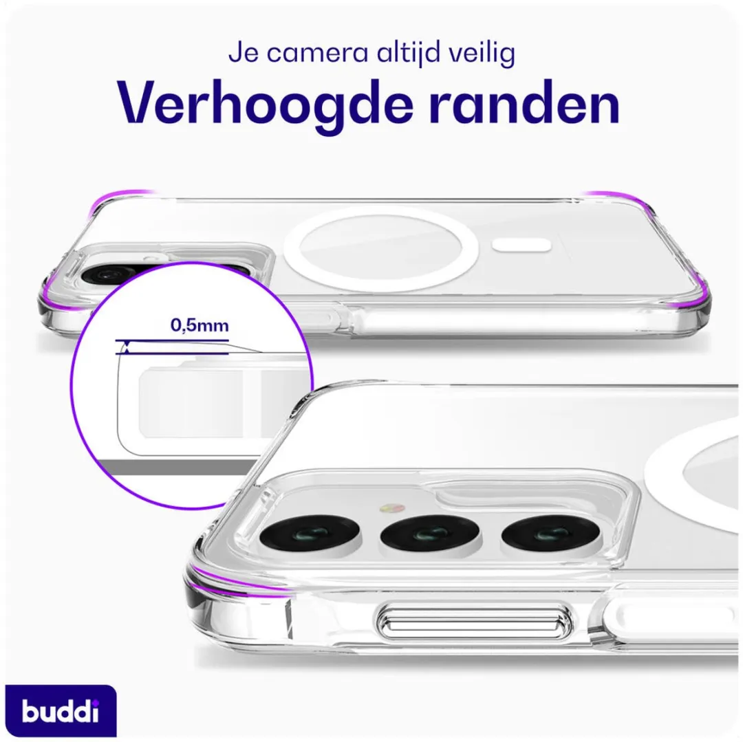 Buddi Core Hoesje Samsung Galaxy A16/A26 - MagSafe - Transparant