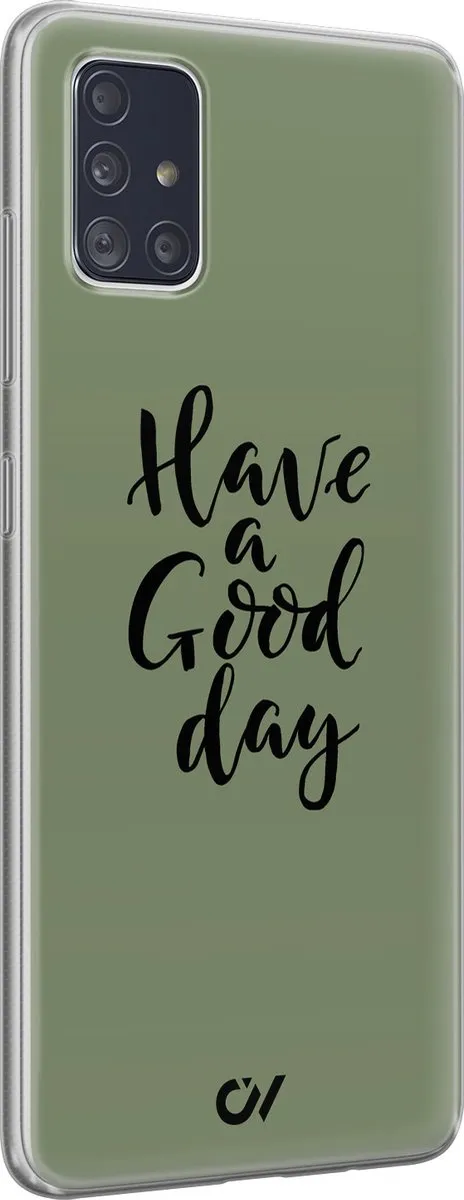 Casevibes Samsung Galaxy A51 Hoesje - Groen - S/A51/UV/042