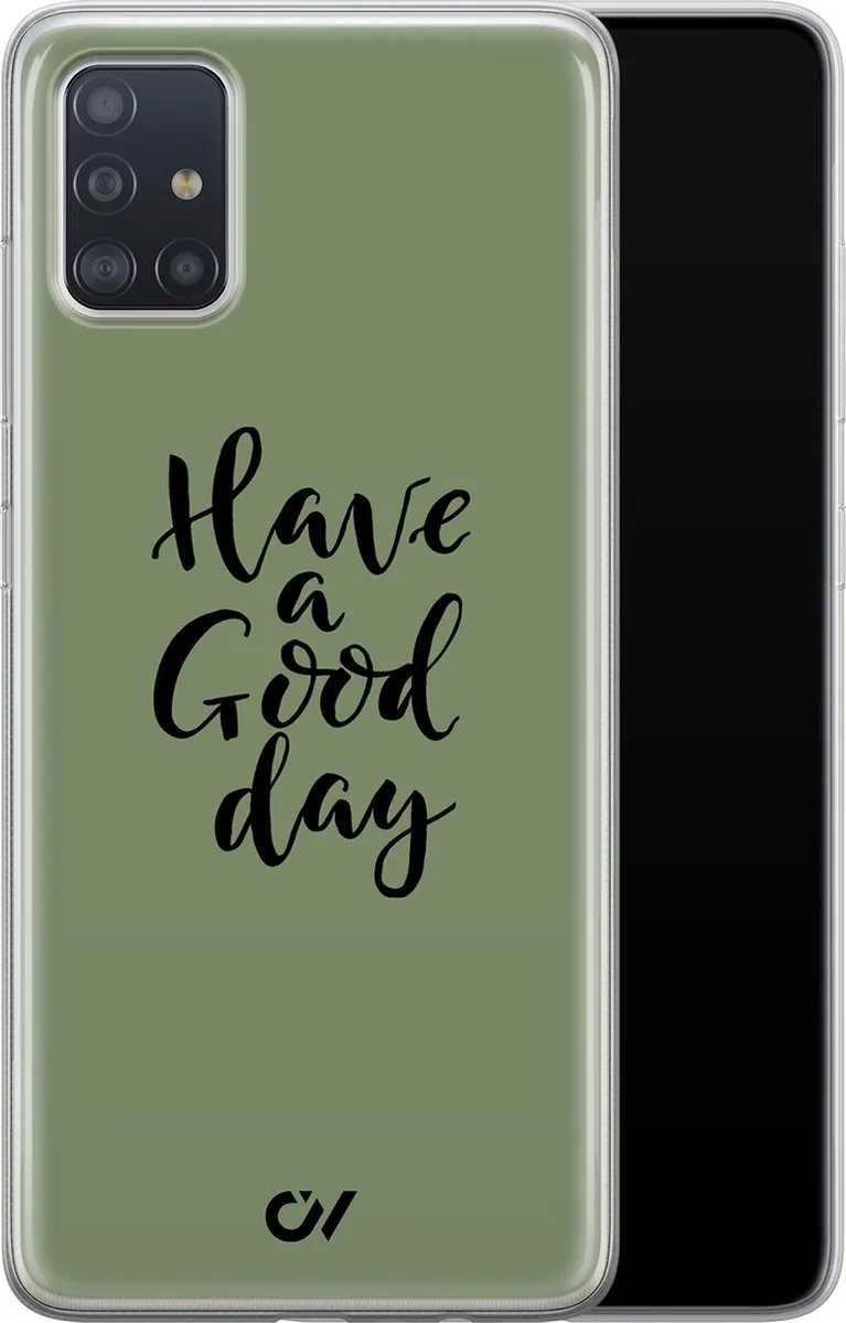 Casevibes Samsung Galaxy A51 Hoesje - Groen - S/A51/UV/042