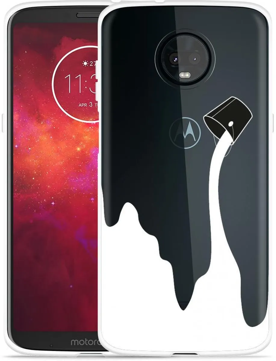 Just in Case Moto Z3 Play Paint Bucket Hoesje