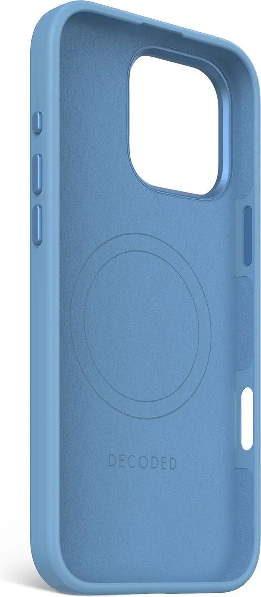 Decoded DEC-I15PM-SI-AB Siliconen Hoesje iPhone 15 Pro Max - Air Blauw