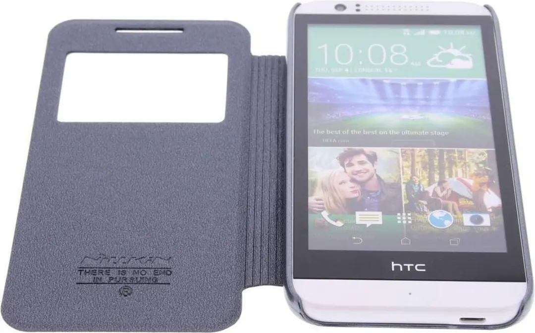 Nillkin Leather Case HTC Desire 510 - Zwart - afbeelding 3 van 6