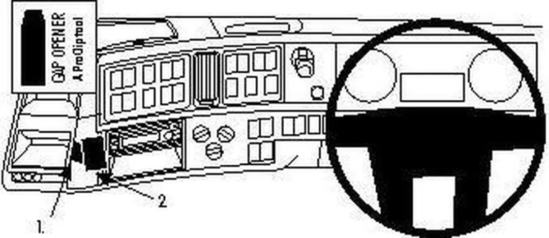 Brodit ProClip 654217 Angled Mount - Volvo FM/FH/NH 2008-2013 - Zwart - afbeelding 6 van 6