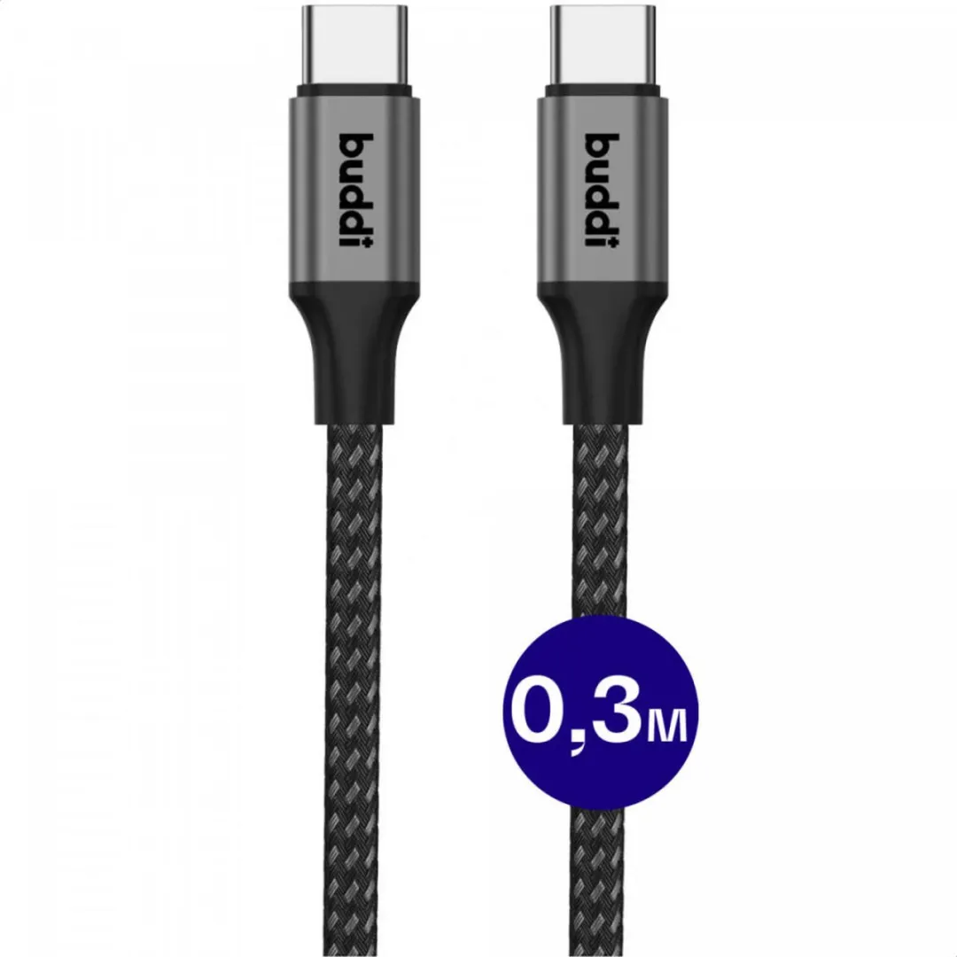 Buddi Flex USB-C Kabel 60W 0,3m