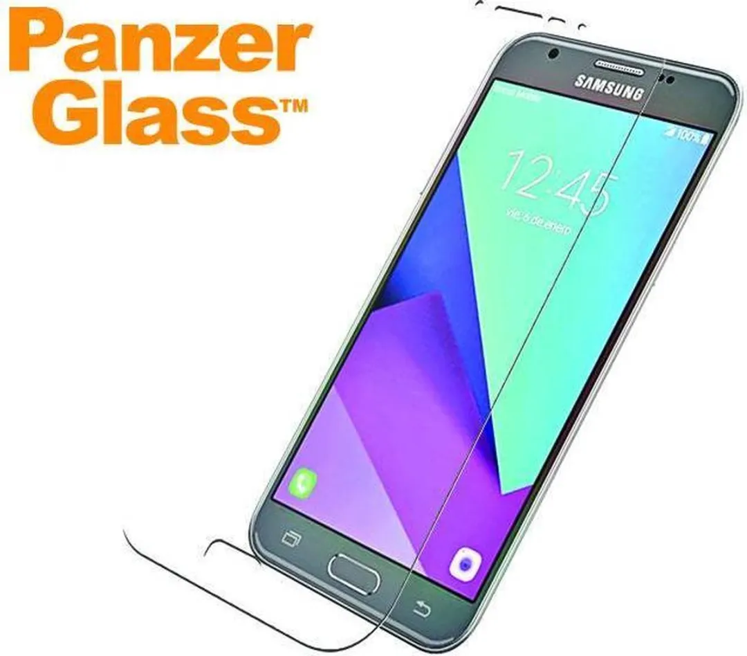 PanzerGlass Gehard Glas Screenprotector J3 (2017) - Zwart - afbeelding 5 van 6