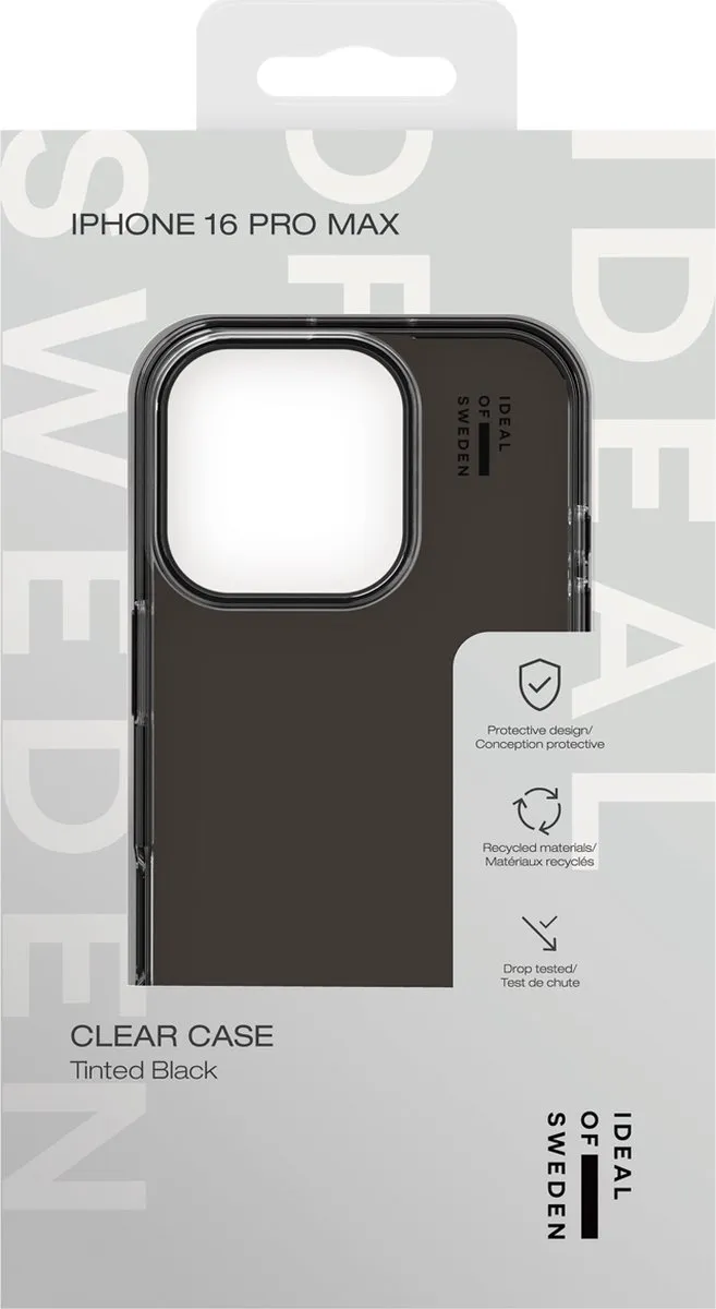 iDeal of Sweden Clear Case iPhone 16 Pro Max - IDCLC-I2467P-470 - Zwart