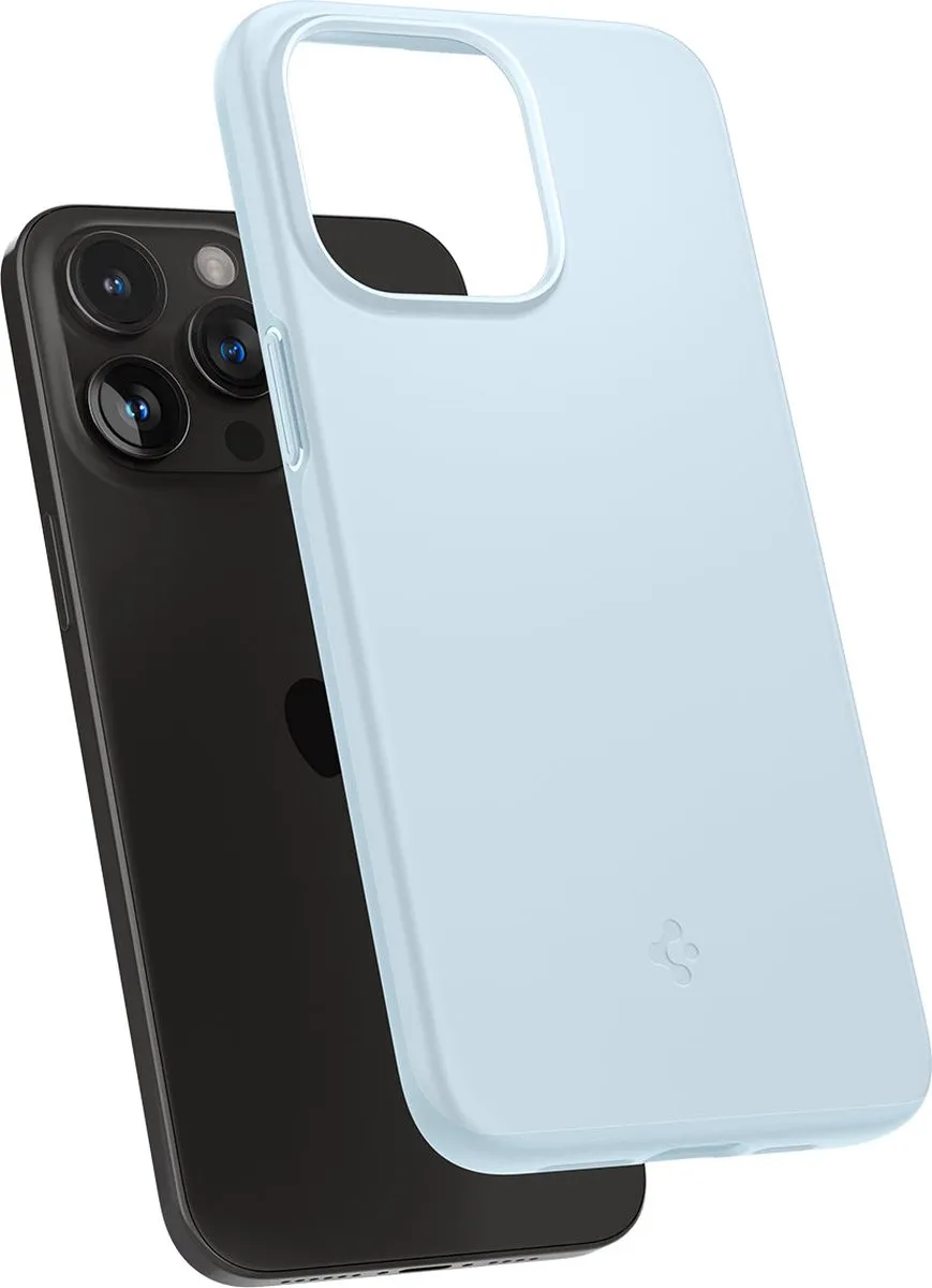 Spigen Thin Fit Hoesje iPhone 15 Pro Max - Blauw