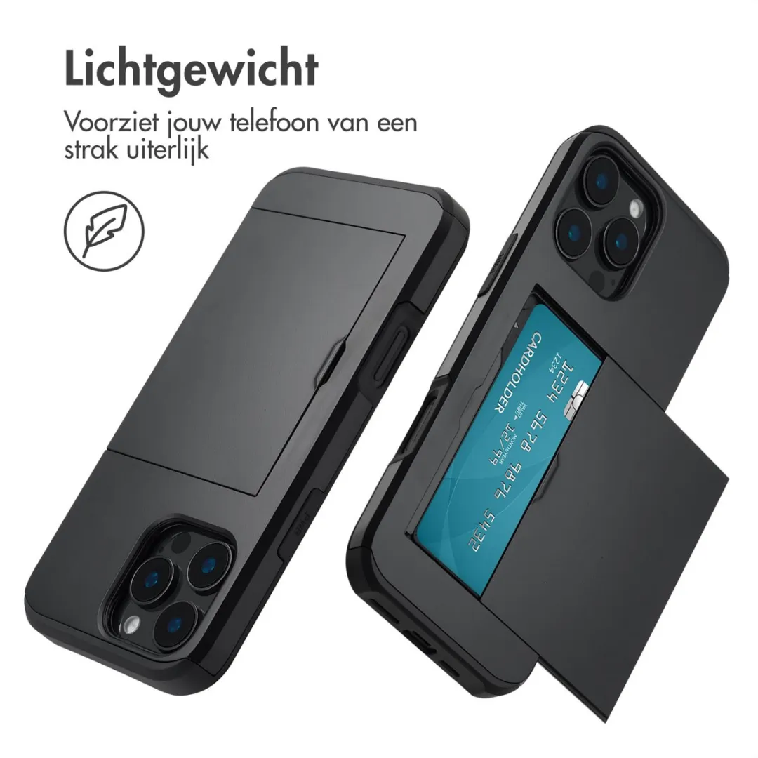 Imoshion Hoesje iPhone 16 Pro Max - 2 Pasjes - Zwart