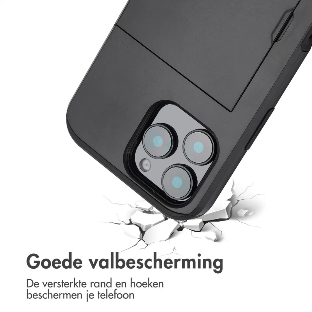 Imoshion Hoesje iPhone 16 Pro Max - 2 Pasjes - Zwart