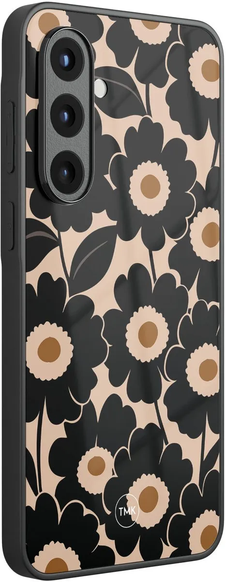 Casevibes Hoesje Samsung Galaxy A56 Bloom Luxe - Zwart