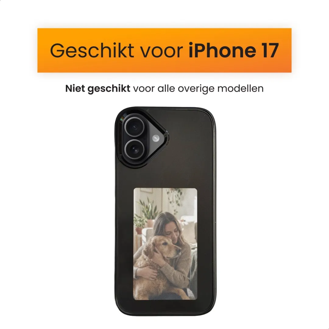 R2B Foto Hoesje iPhone 17 - Zwart