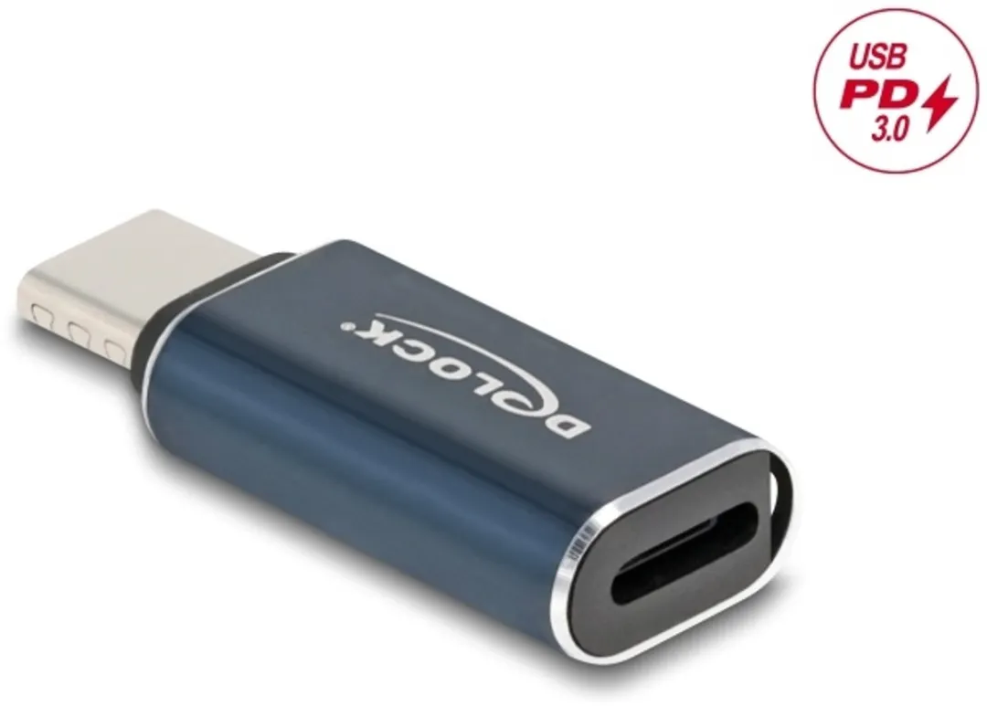 Delock USB-C naar Lightning Adapter 60688 - Antraciet