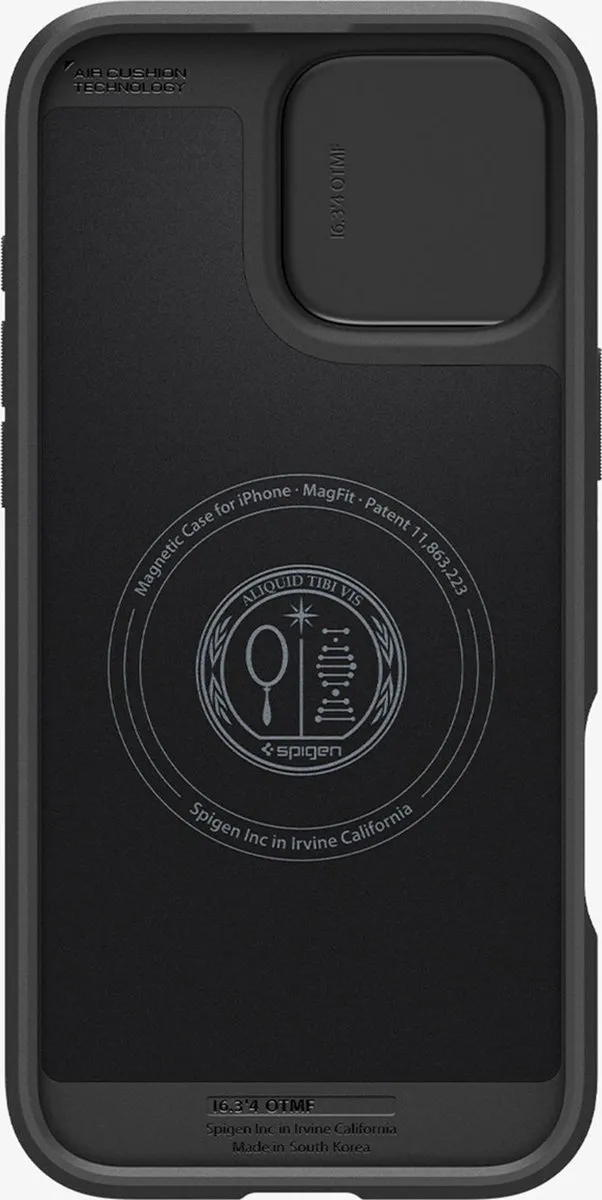 Spigen Optik Armor MagSafe iPhone 16 Pro Hoesje - Zwart