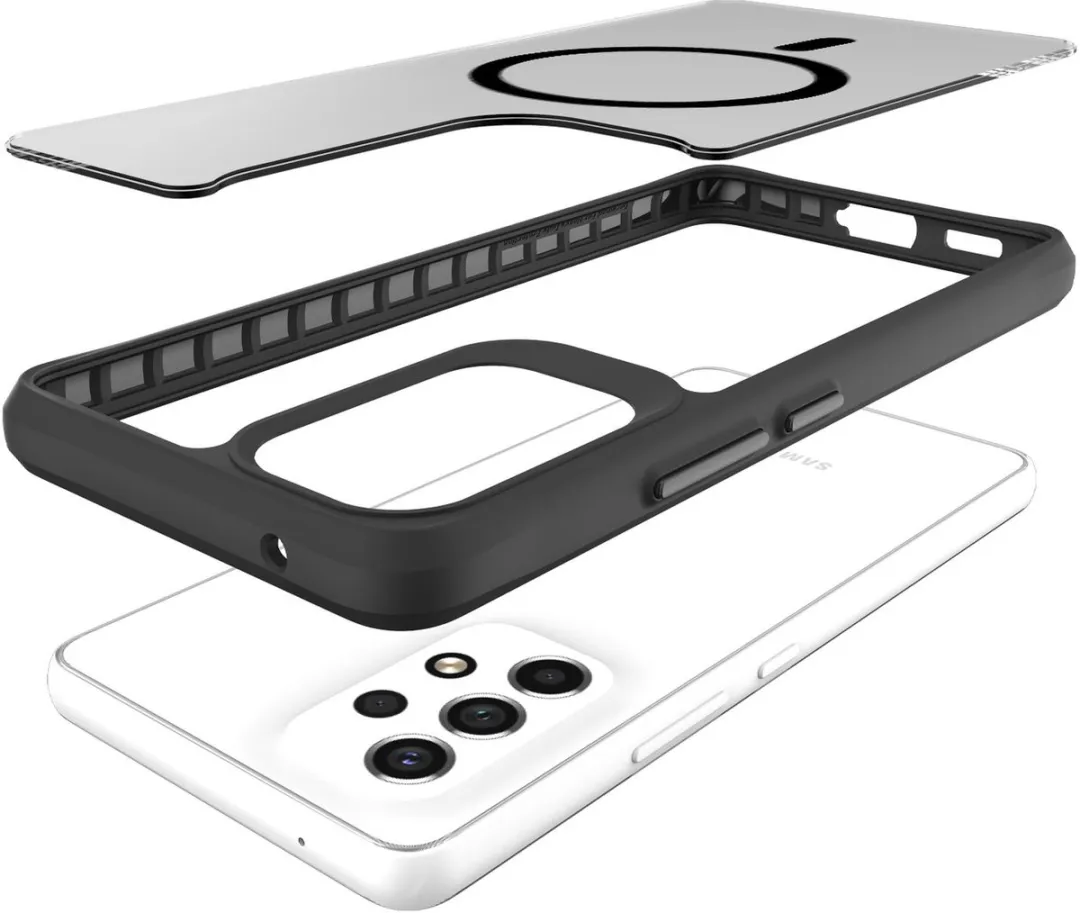 Buddi Hybrid Hoesje Samsung Galaxy A53 - MagSafe - Matte Zwart