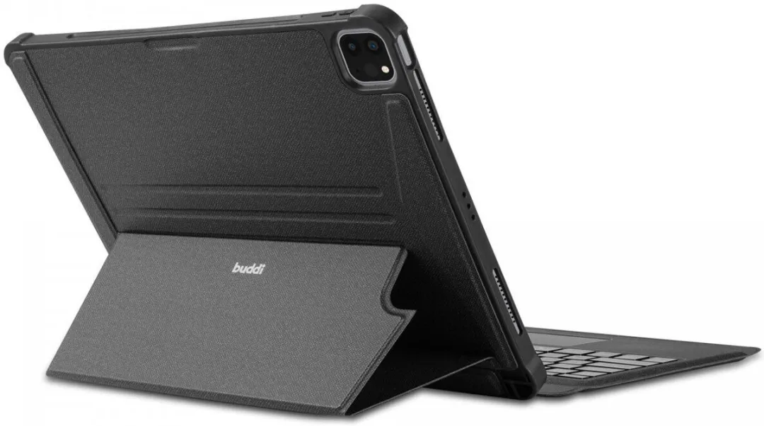 Buddi Thorn Hoes met QWERTY Toetsenbord - iPad Pro 11 Zwart/Grijs