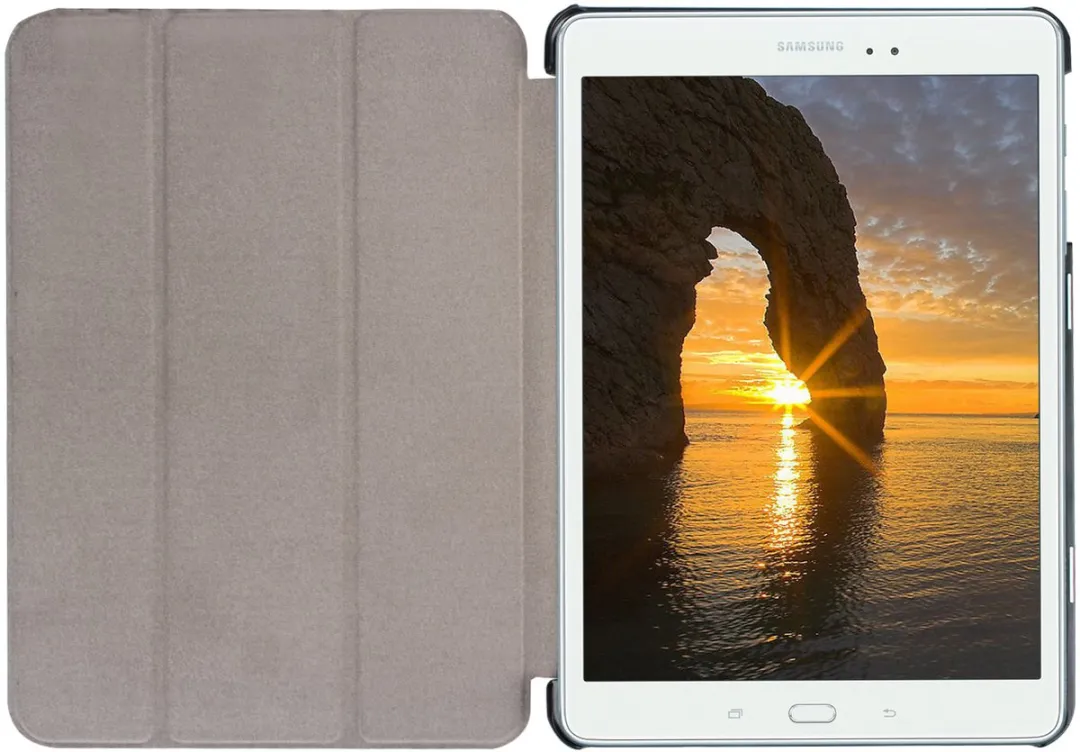imoshiion Tablethoes SH00011067 - Samsung Galaxy Tab S2 9.7 - Trifold Bookcase Zwart