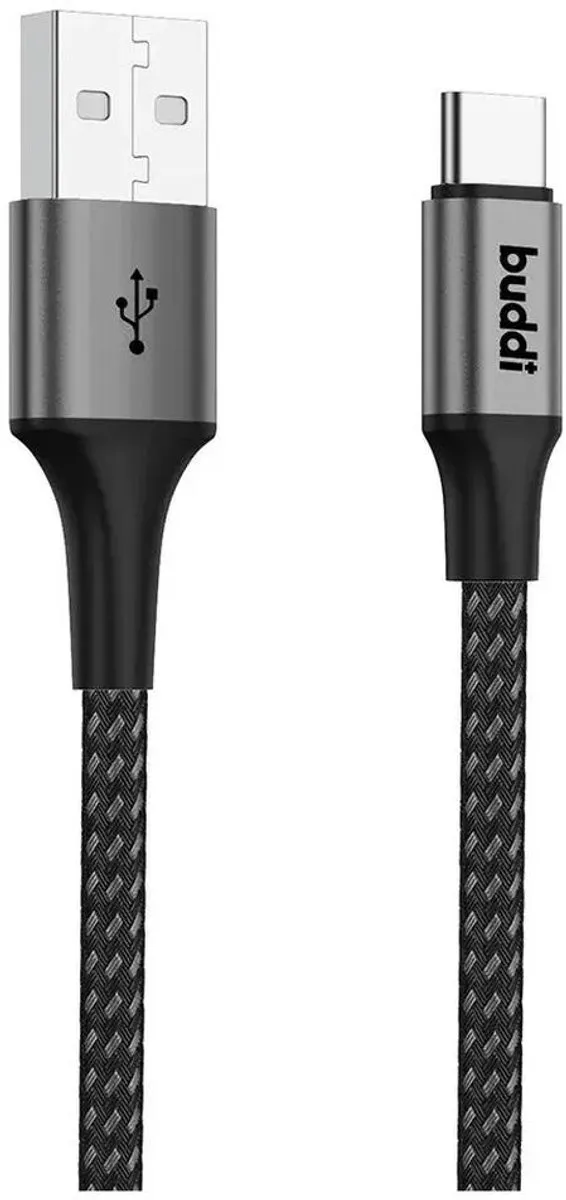 Buddi Flex USB-A naar USB-C Kabel 30cm - 8 Stuks