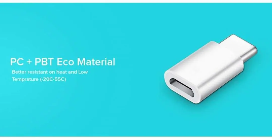Honor MicroUSB naar USB-C Adapter - Zwart