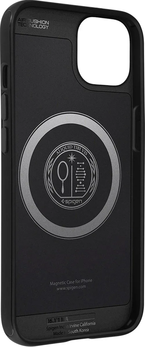 Spigen Armor Magneetring TPU Hoesje iPhone 13 Pro Max - Zwart - afbeelding 2 van 6