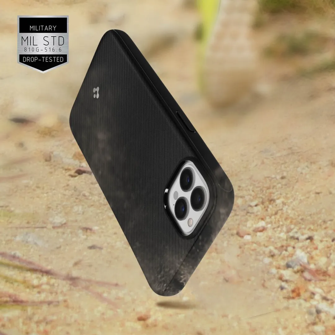Spigen Armor Magneetring TPU Hoesje iPhone 13 Pro Max - Zwart - afbeelding 4 van 6