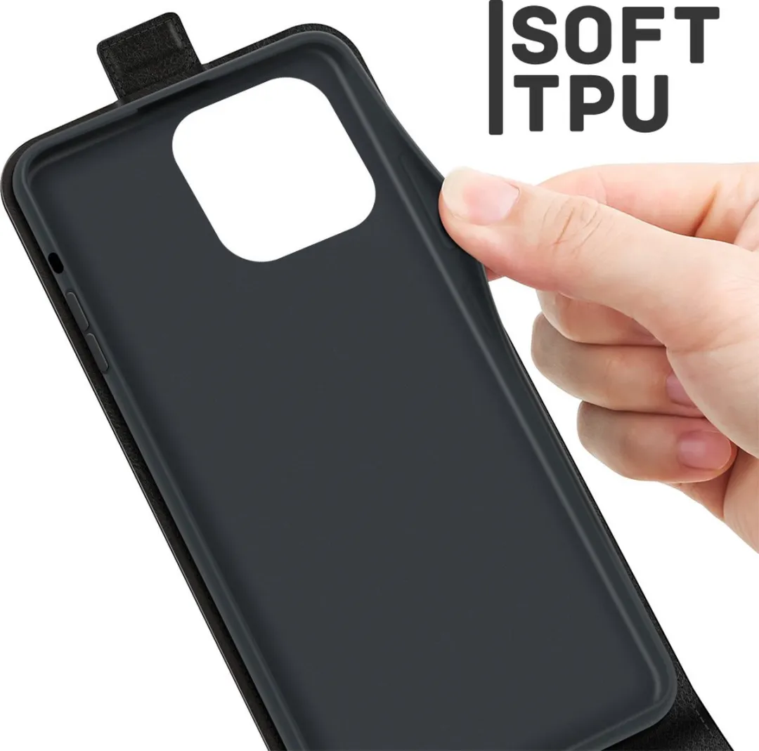 Just in Case Cazy iPhone 13 Pro Flip Case 9827790 - Zwart