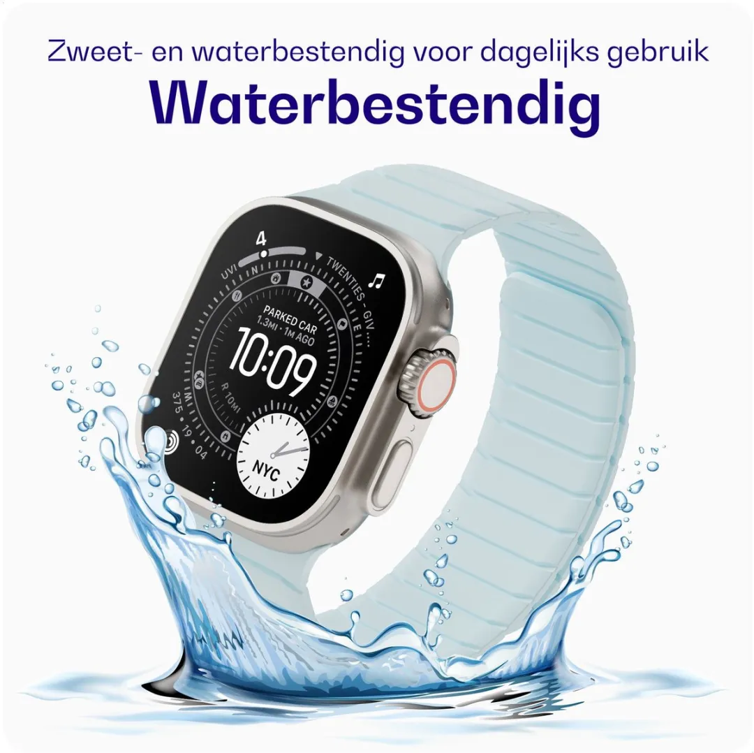 Buddi Fuse Magnetisch Bandje Apple Watch - Lichtblauw