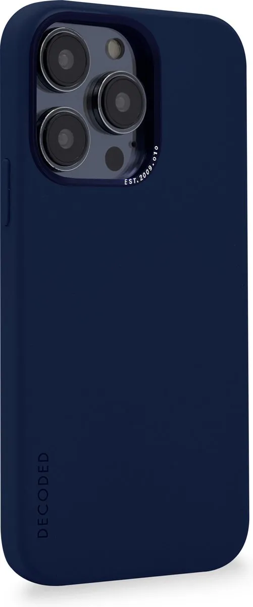 Decoded Siliconen Back Cover D23IPO14PBCS9NE - iPhone 14 Pro - Donkerblauw