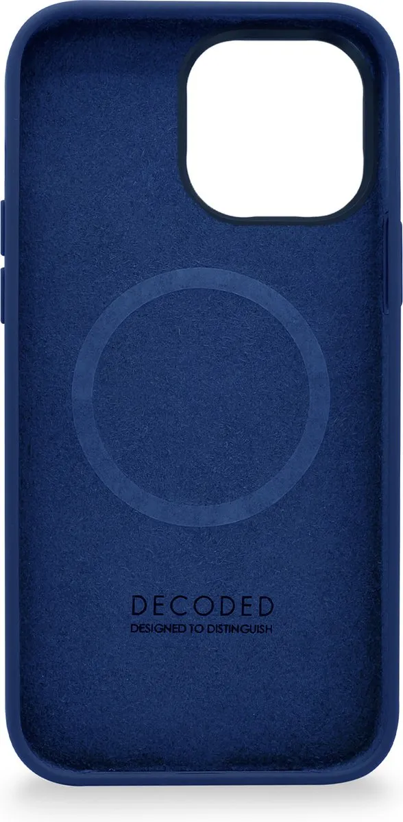 Decoded Siliconen Back Cover D23IPO14PBCS9NE - iPhone 14 Pro - Donkerblauw