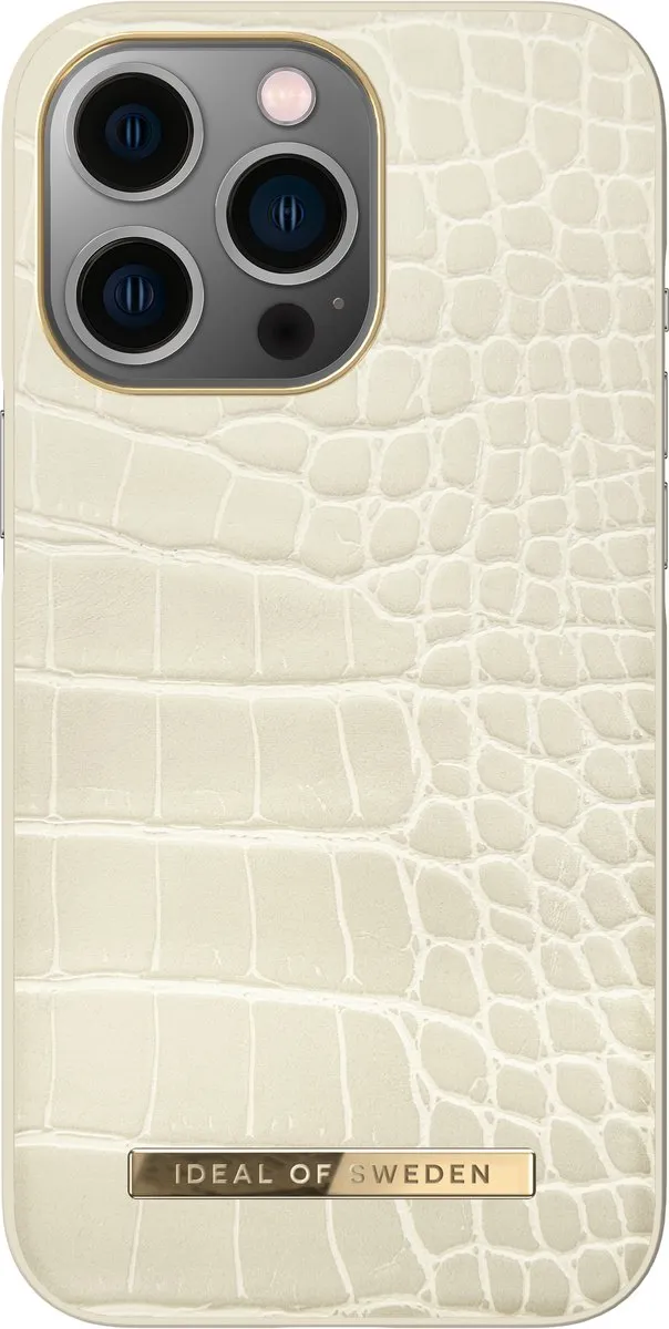 iDeal of Sweden Atelier Case iPhone 13 Pro Cream Beige Croco - IDACSS22-I2161P-395 - afbeelding 5 van 5