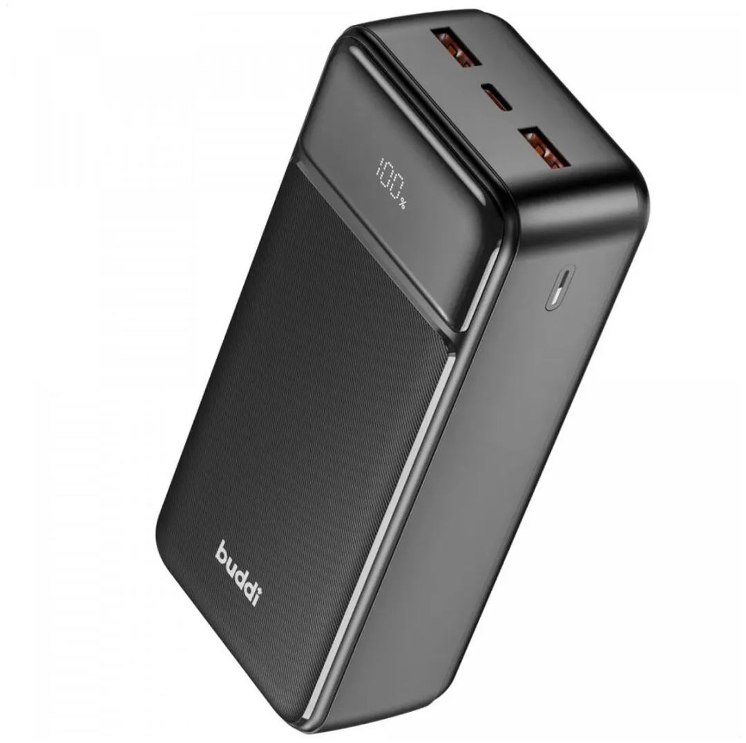 Buddi Boost Duo Pack 30.000mAh Powerbank - USB-A/USB-C - Zwart