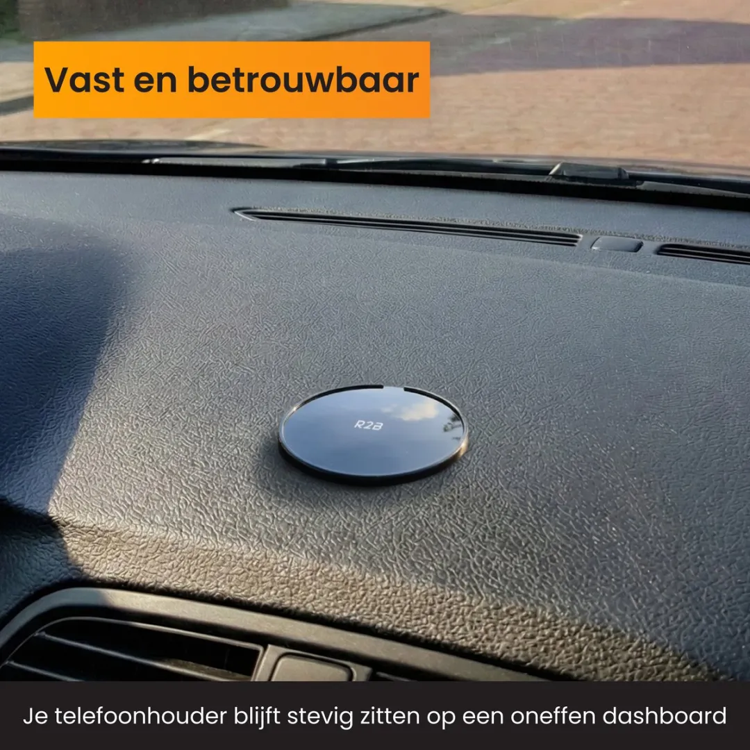 R2B Purmerend Telefoonhouder Auto Zuignap - Zwart