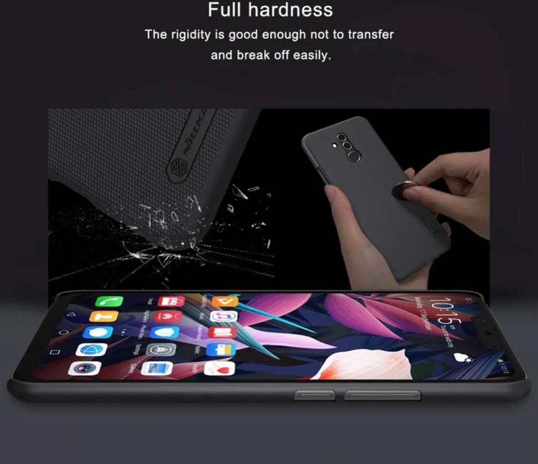 Nillkin Super Frosted Shield Backcover Huawei Mate 20 Lite - Zwart