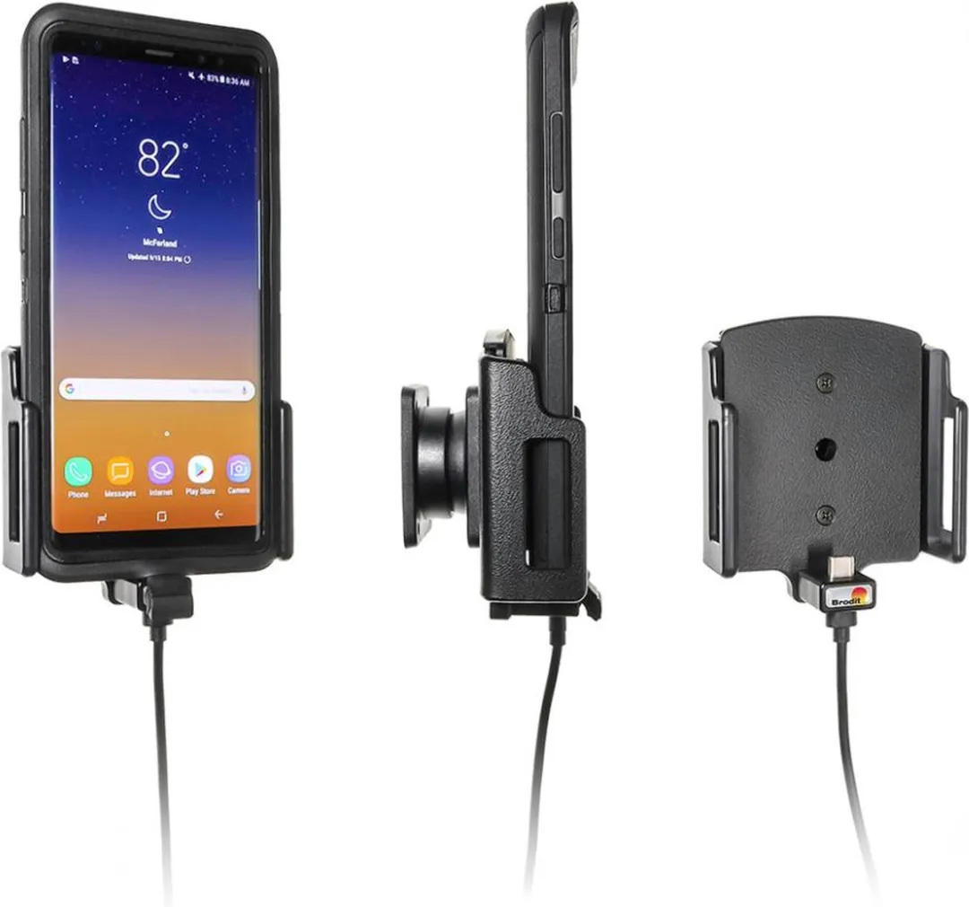 Brodit 527845 Actieve Telefoonhouder - Zwart